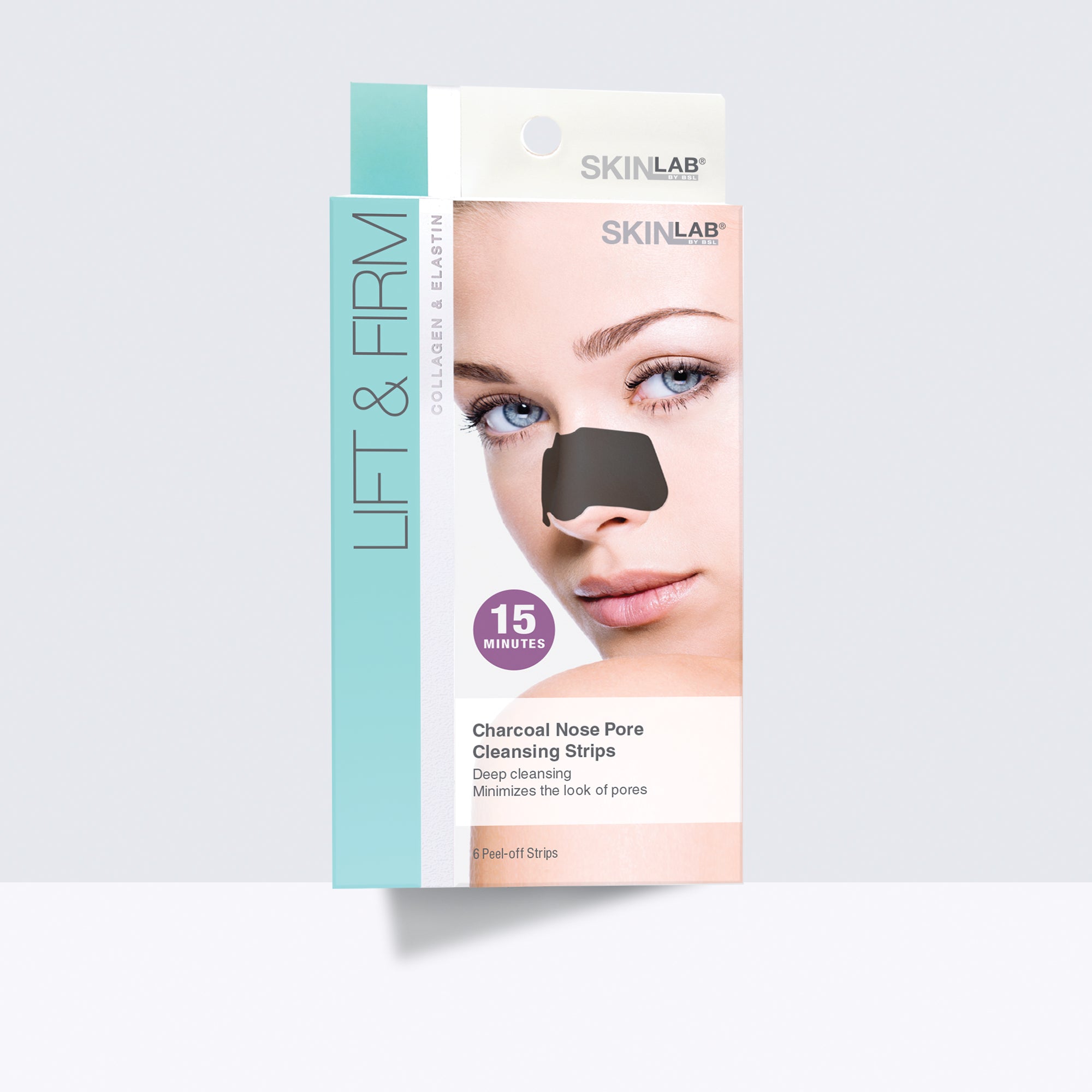 Lift & Firm Charcoal Nose Pore Strips - SkinLab